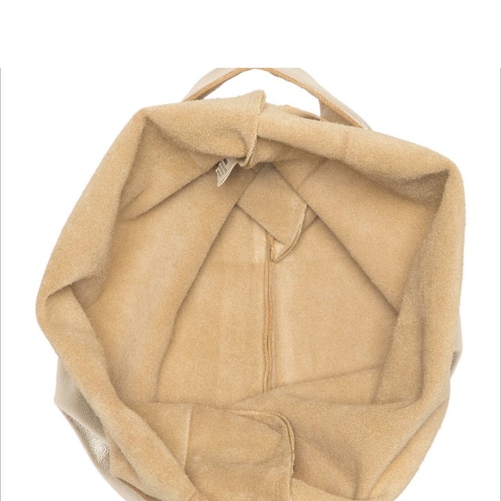 Baggu extra large soft gold leather tote bag - Picture 4 of 7